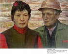 Подробнее о картине: «Знатные бригадиры строителей г. Нерюнгра Ирина Алексеева и Анатолий Платонов»